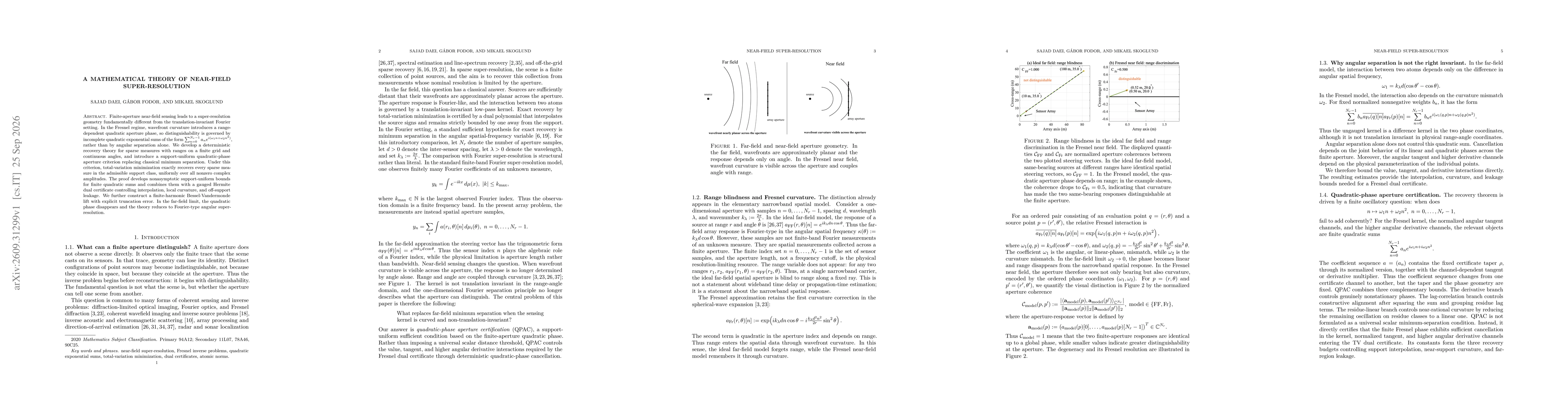Thumbnail for A Mathematical Theory of Near-Field Super-Resolution