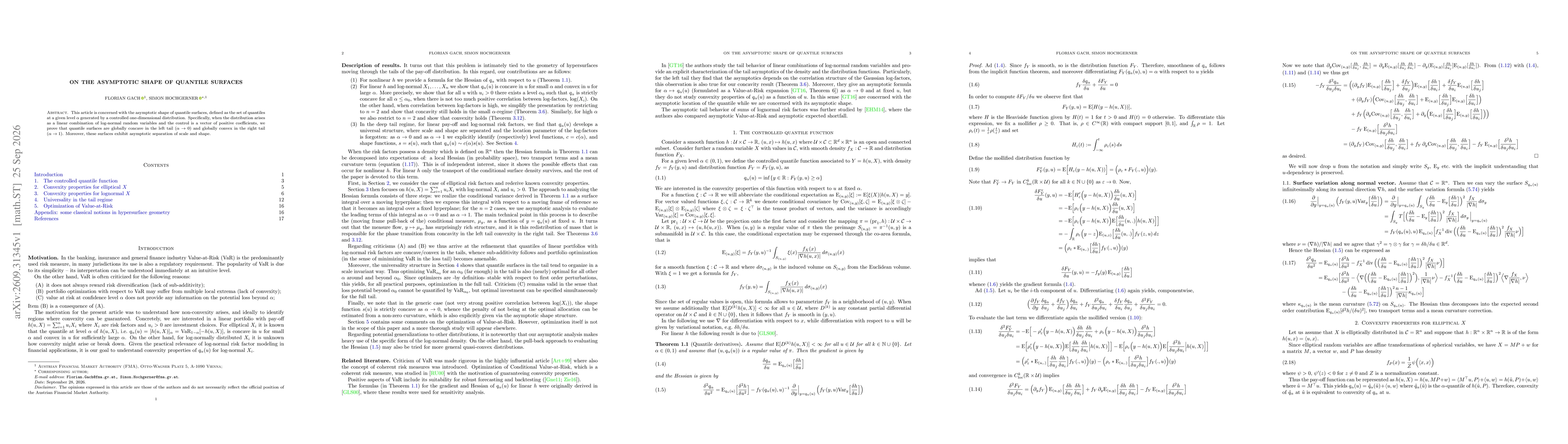 Thumbnail for On the asymptotic shape of quantile surfaces