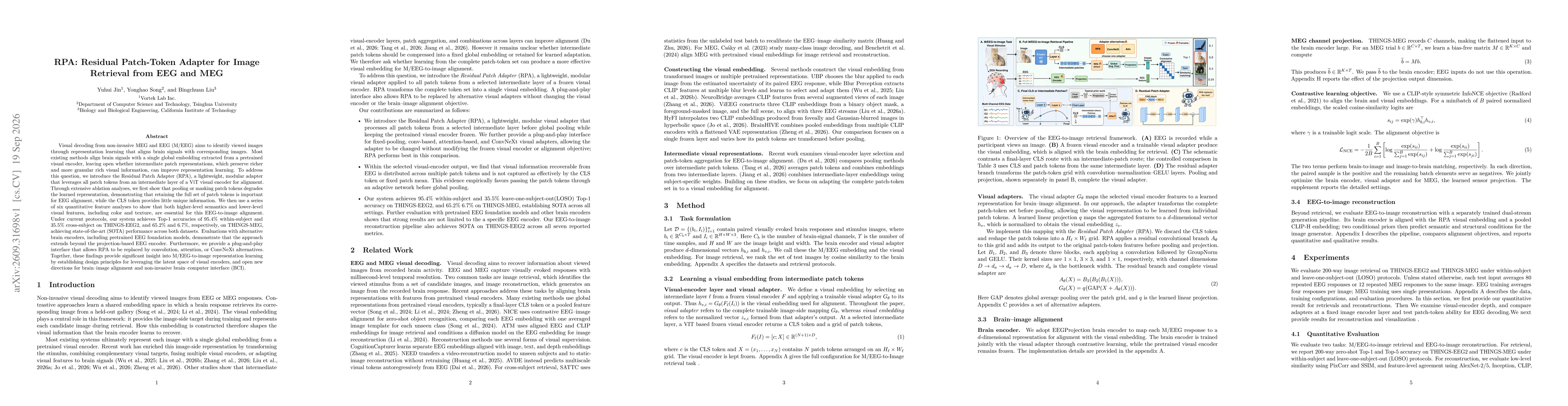 Thumbnail for RPA: Residual Patch-Token Adapter for Image Retrieval from EEG and MEG