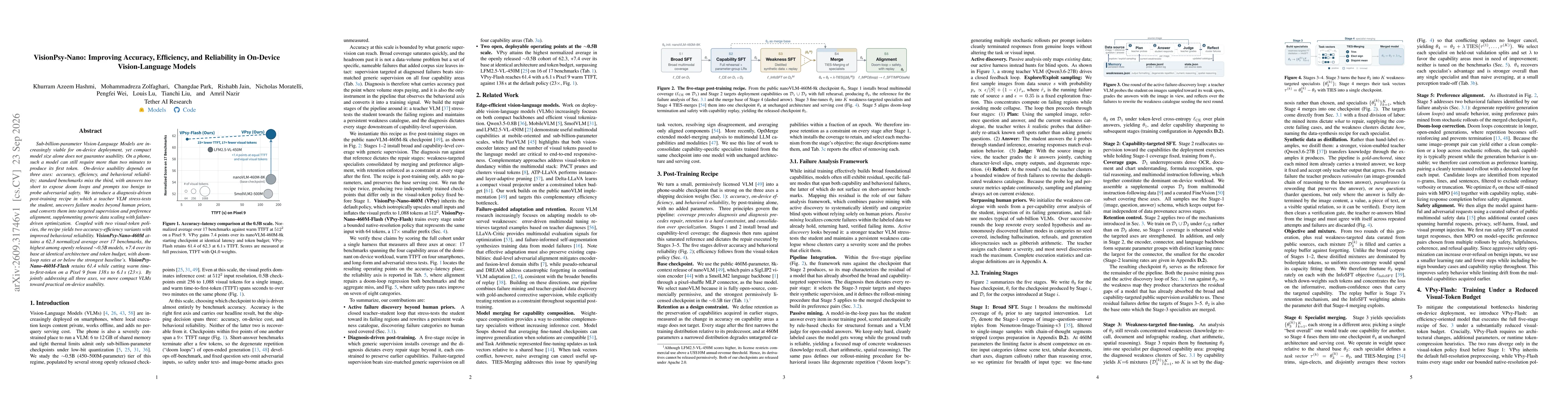 Thumbnail for VisionPsy-Nano: Improving Accuracy, Efficiency, and Reliability in On-Device Vision-Language Models