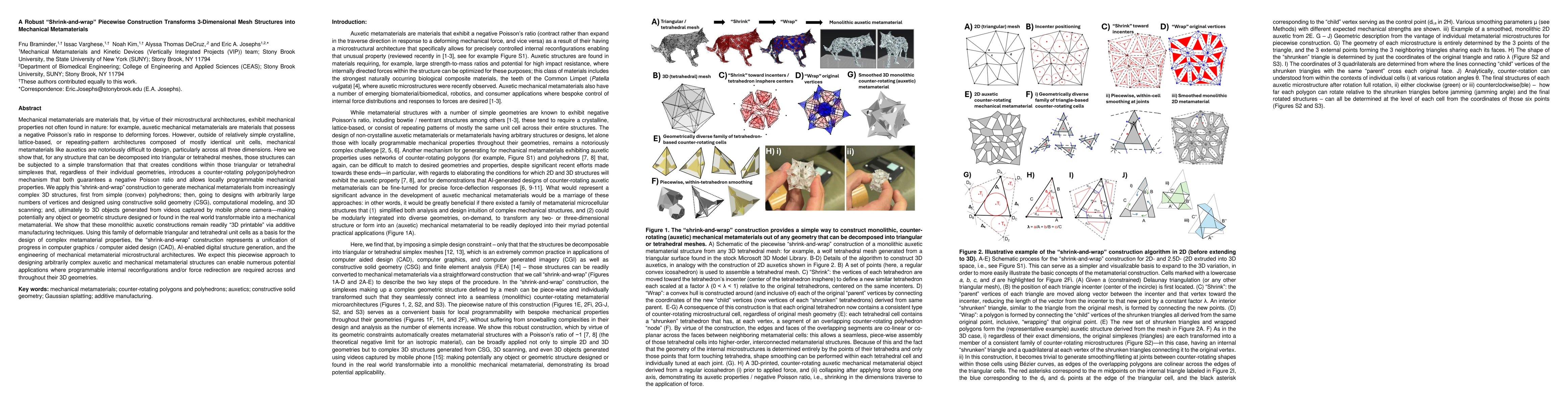 Thumbnail for A Robust "Shrink-and-wrap" Piecewise Construction Transforms 3-Dimensional Mesh Structures into Mechanical Metamaterials