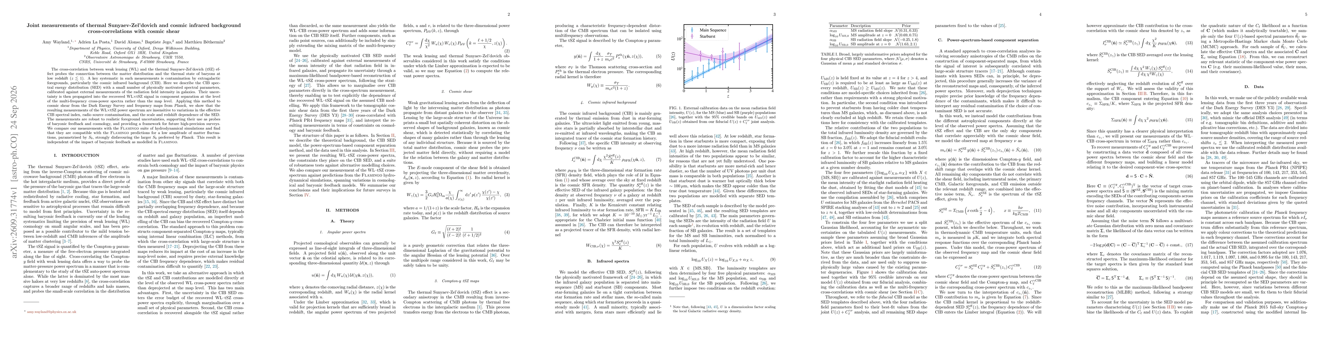 Thumbnail for Joint measurements of thermal Sunyaev-Zel'dovich and cosmic infrared background cross-correlations with cosmic shear