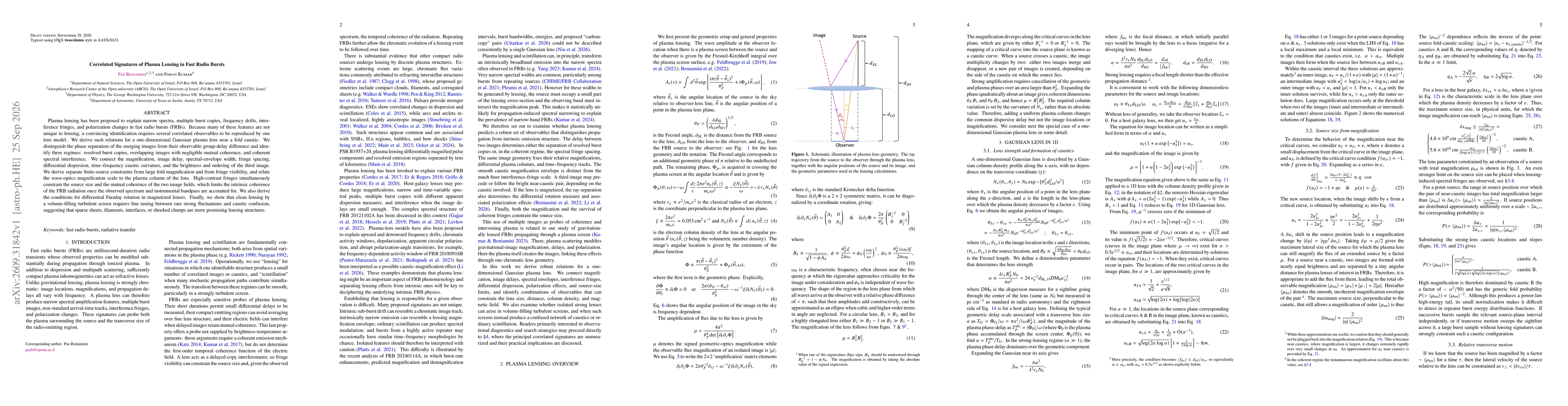 Thumbnail for Correlated Signatures of Plasma Lensing in Fast Radio Bursts