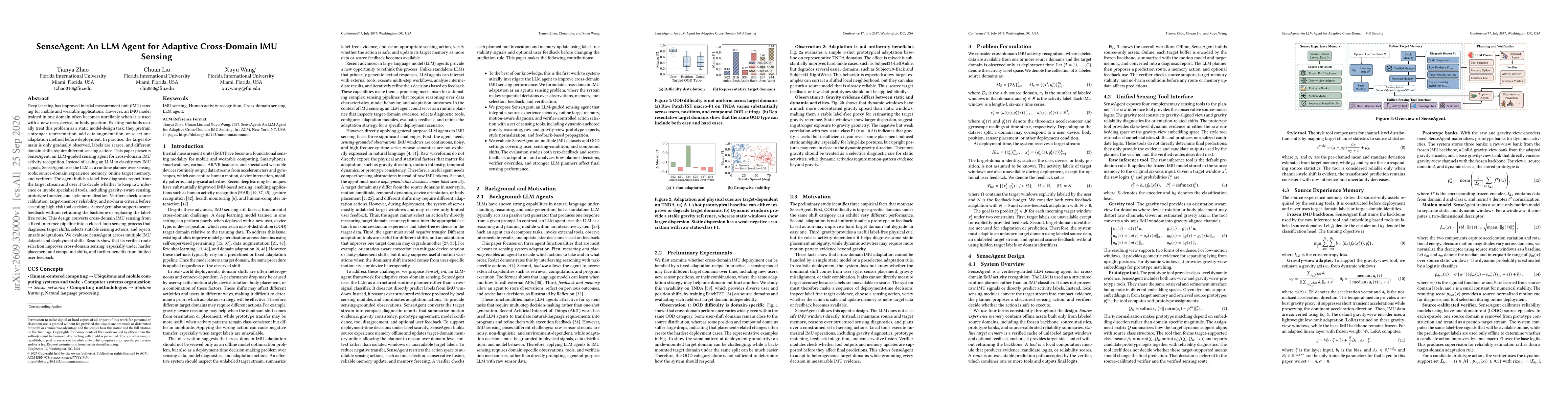 Thumbnail for SenseAgent: An LLM Agent for Adaptive Cross-Domain IMU Sensing