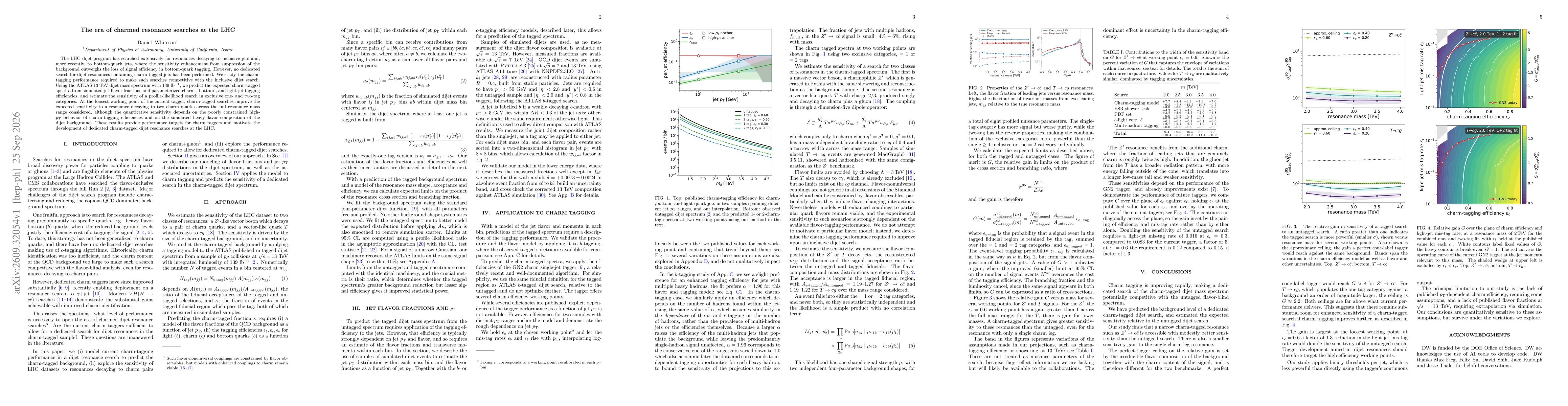 Thumbnail for The era of charmed resonance searches at the LHC