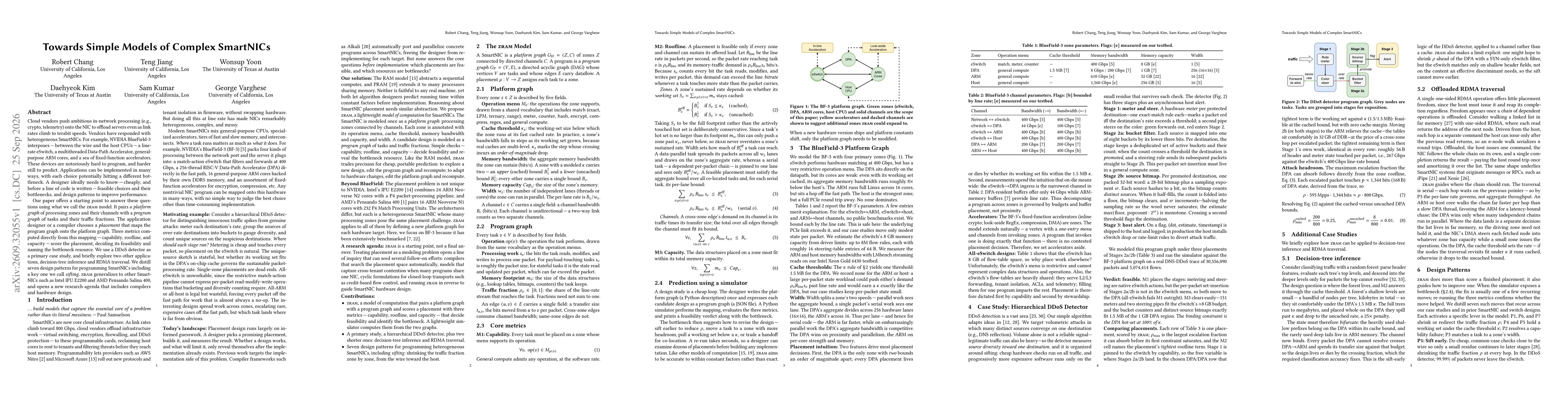Thumbnail for Towards Simple Models of Complex SmartNICs