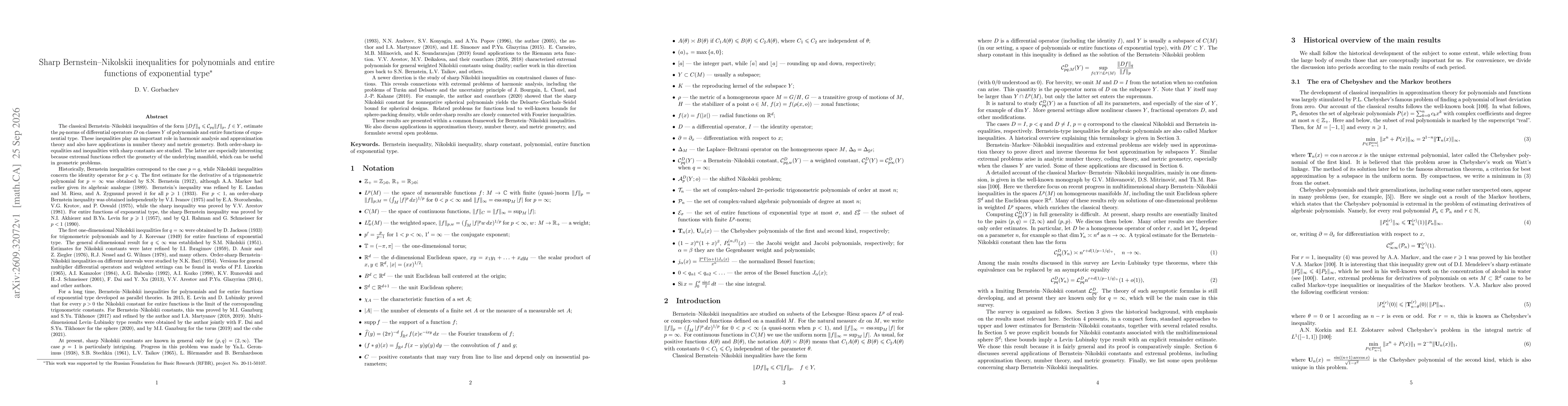 Thumbnail for Sharp Bernstein--Nikolskii inequalities for polynomials and entire functions of exponential type