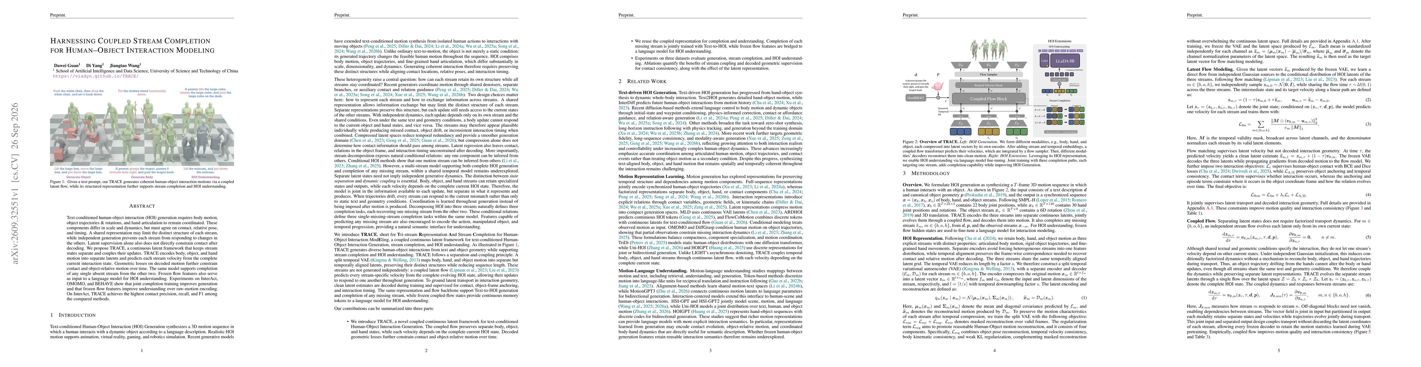 Thumbnail for Harnessing Coupled Stream Completion For Human-Object Ineraction Modeling
