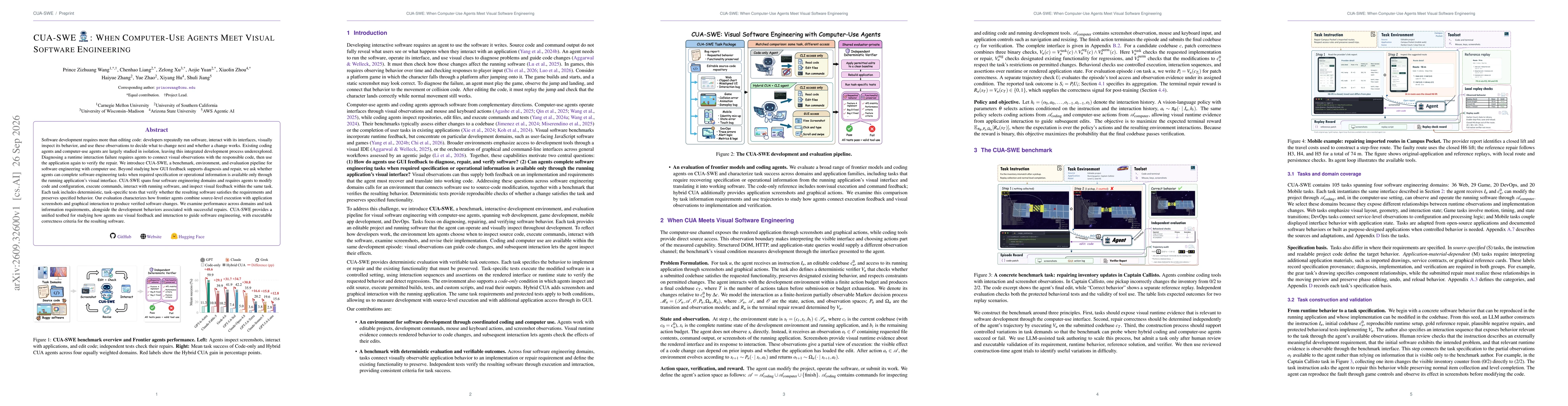 Thumbnail for CUA-SWE: When Computer-Use Agents Meet Visual Software Engineering