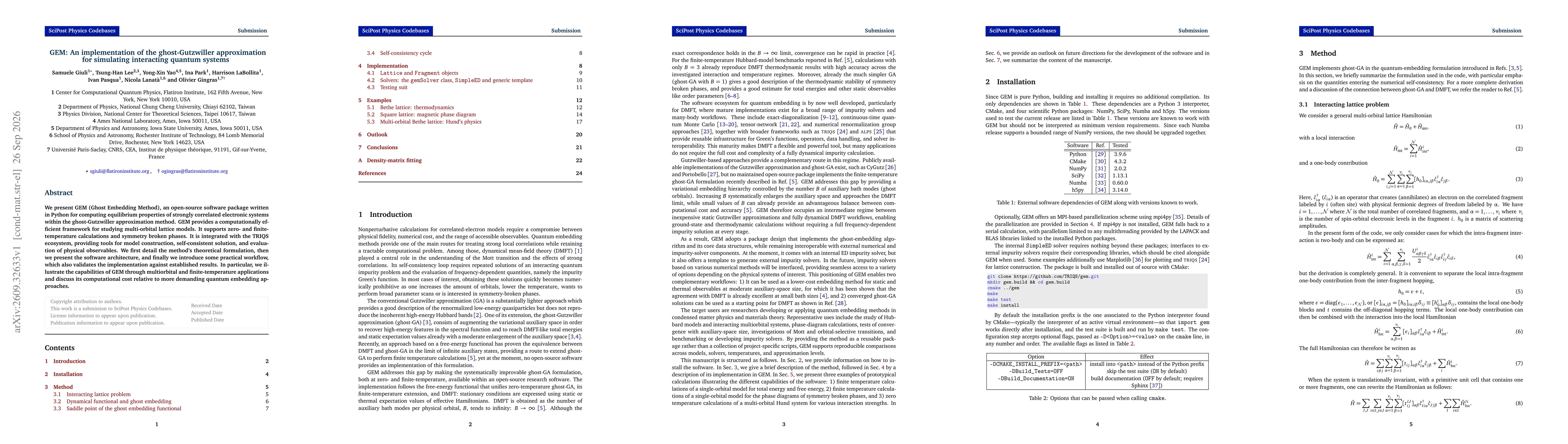 Thumbnail for GEM: An implementation of the ghost-Gutzwiller approximation for simulating interacting quantum systems