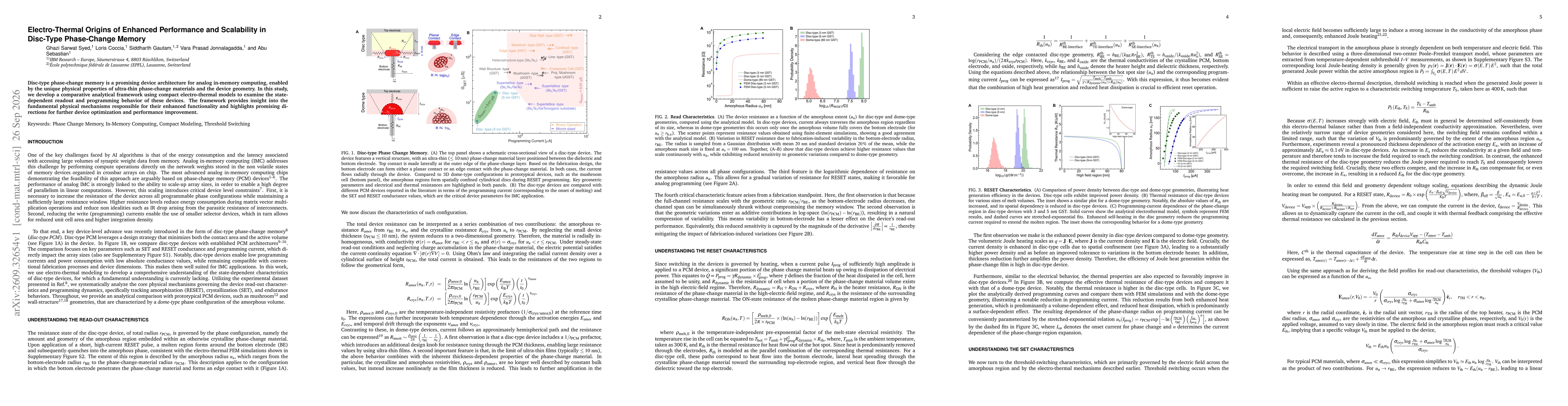 Thumbnail for Electro-Thermal Origins of Enhanced Performance and Scalability in Disc-Type Phase-Change Memory