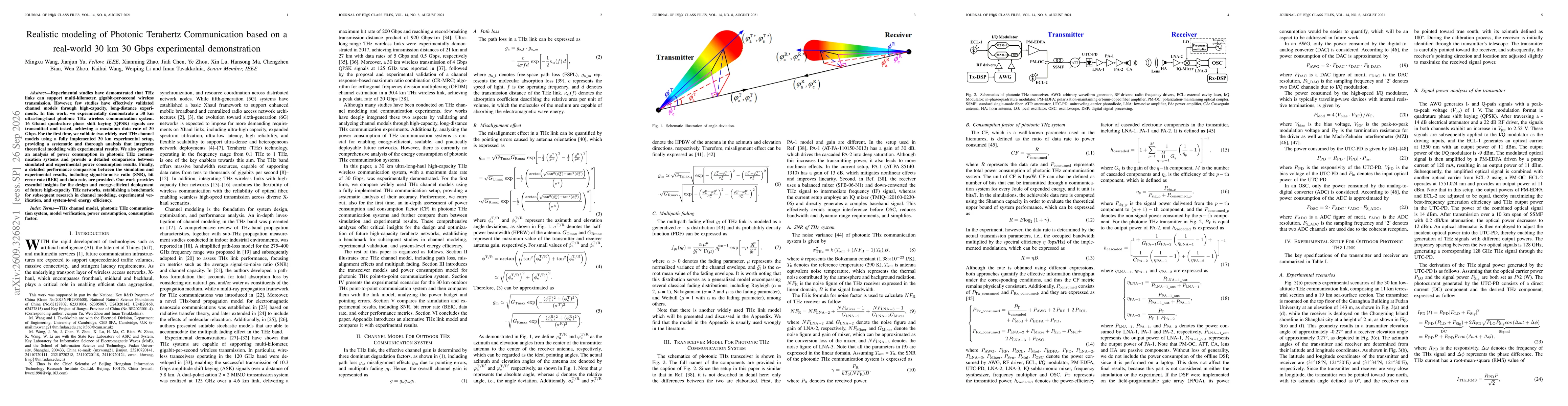 Thumbnail for Realistic modeling of Photonic Terahertz Communication based on a real-world 30 km 30 Gbps experimental demonstration