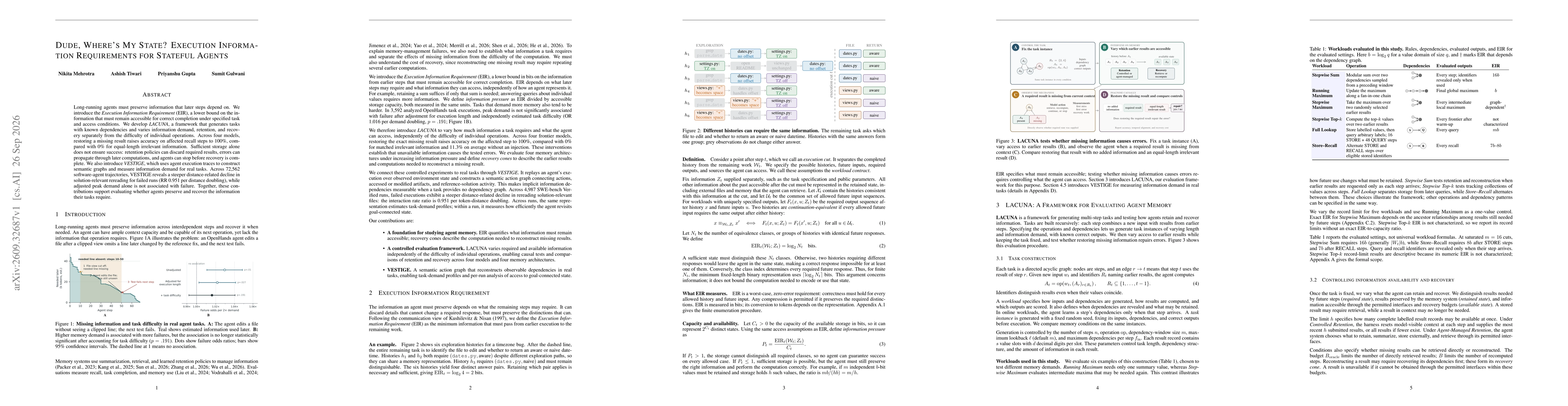 Thumbnail for Dude, Where's My State? Execution Information Requirements for Stateful Agents