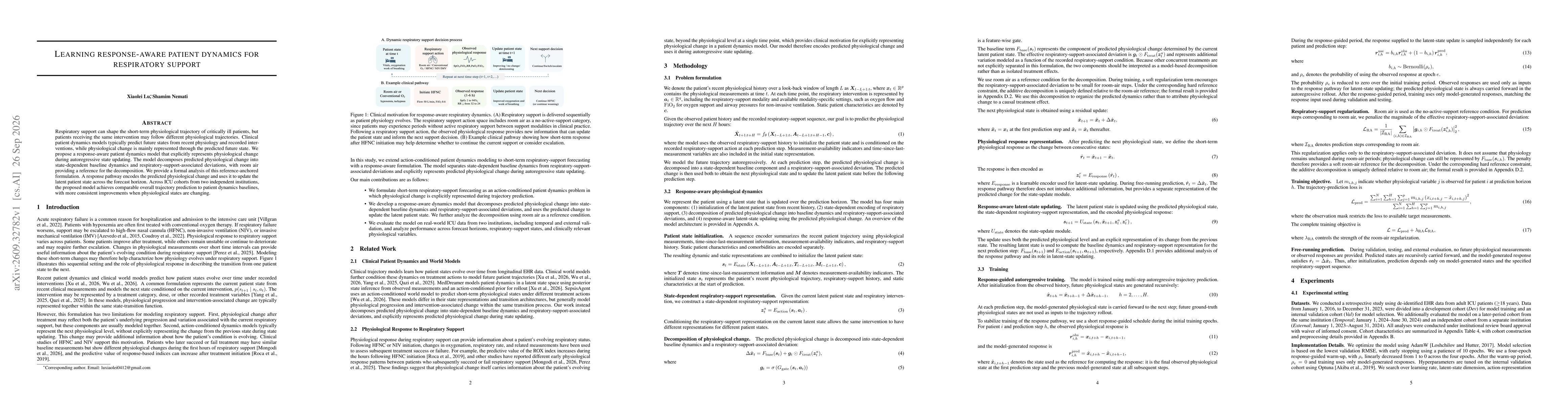 Thumbnail for Learning response-aware patient dynamics for respiratory support