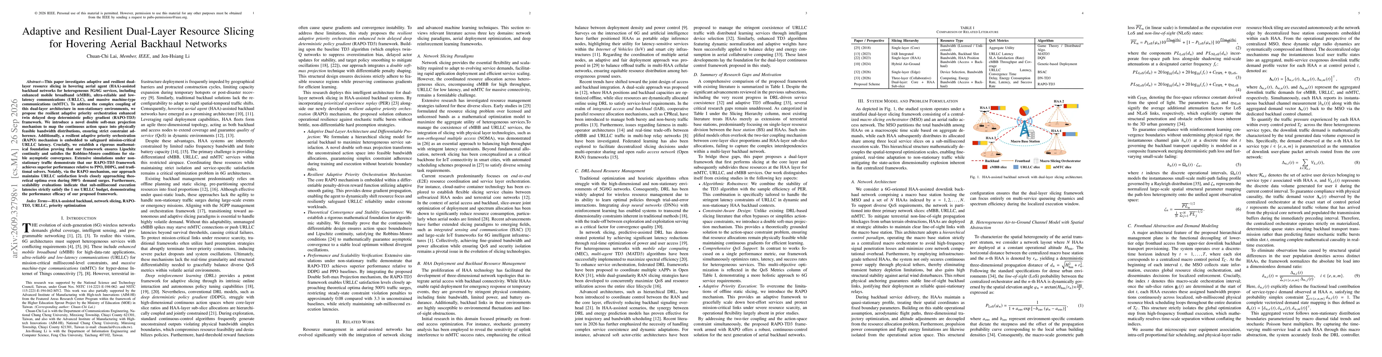 Thumbnail for Adaptive and Resilient Dual-Layer Resource Slicing for Hovering Aerial Backhaul Networks