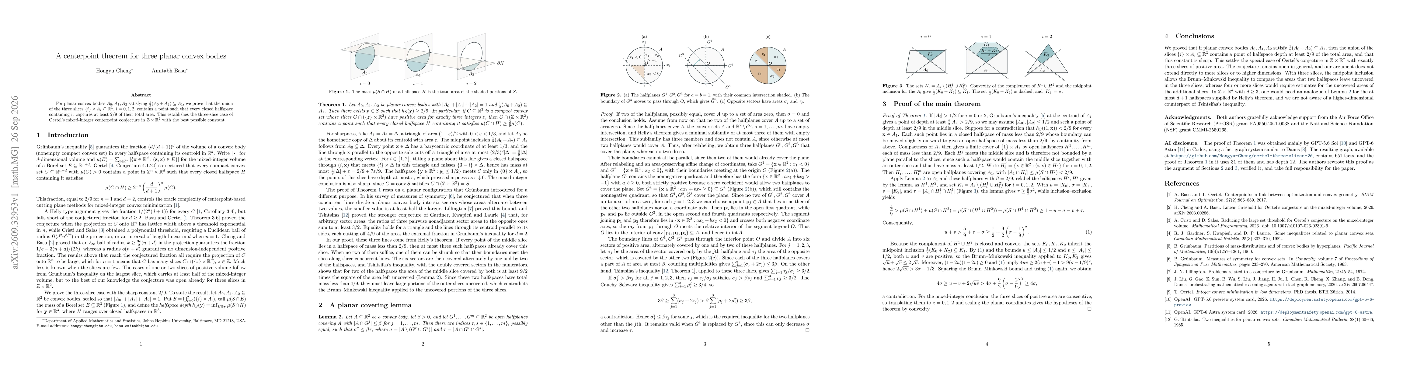 Thumbnail for A centerpoint theorem for three planar convex bodies