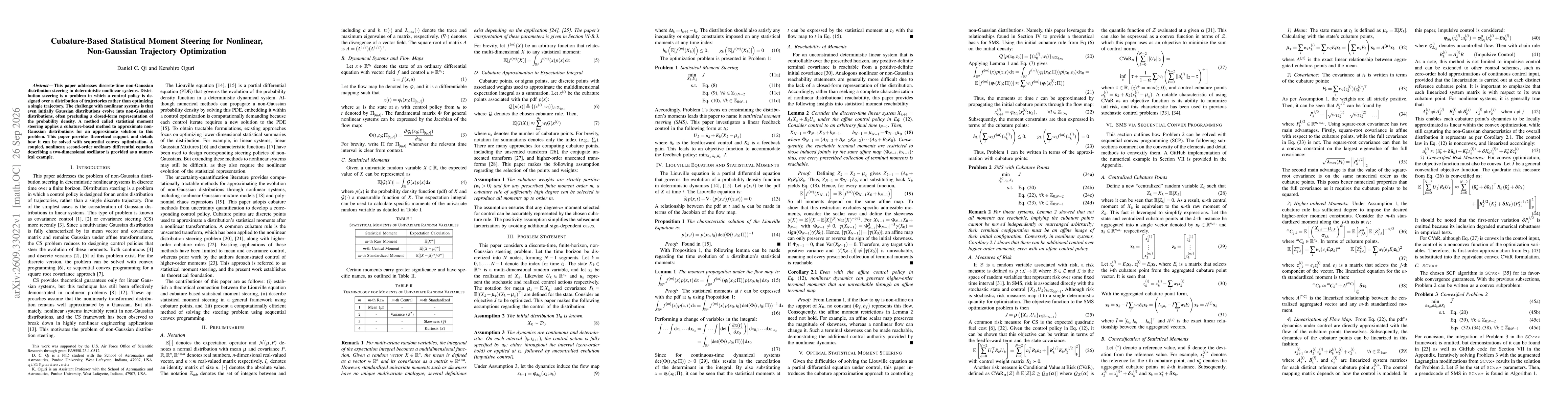 Thumbnail for Cubature-Based Statistical Moment Steering for Nonlinear, Non-Gaussian Trajectory Optimization