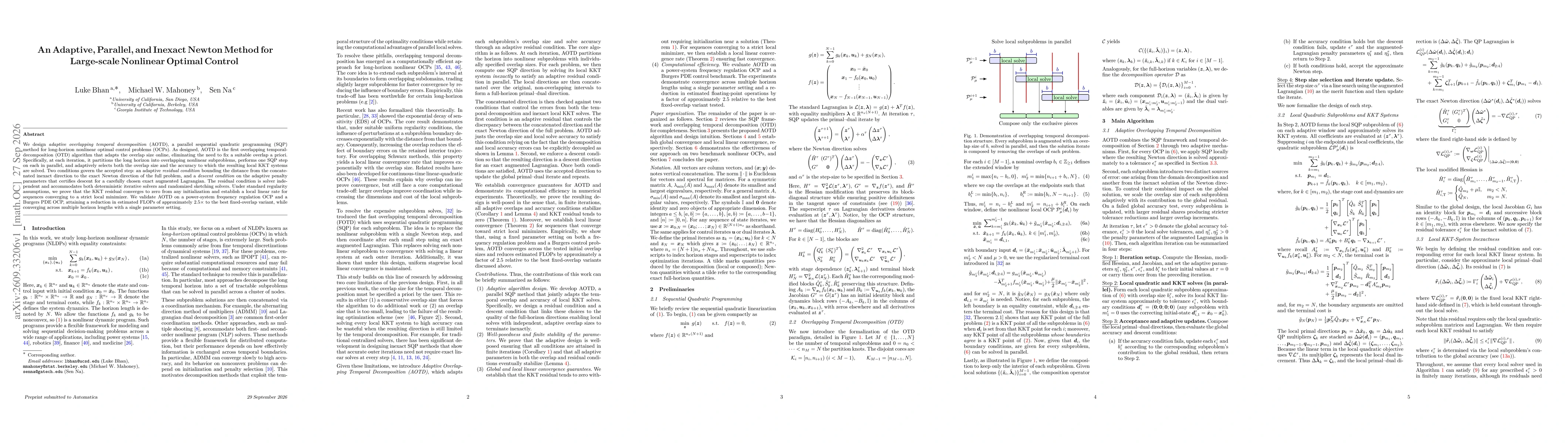 Thumbnail for An Adaptive, Parallel, and Inexact Newton Method for Large-scale Nonlinear Optimal Control