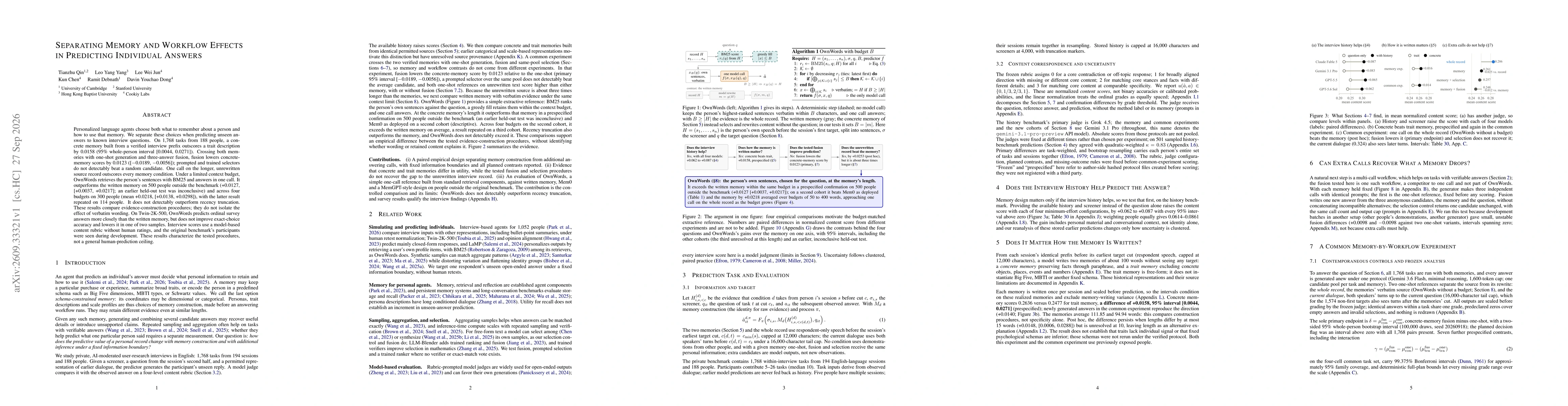 Thumbnail for Separating Memory and Workflow Effects in Predicting Individual Answers