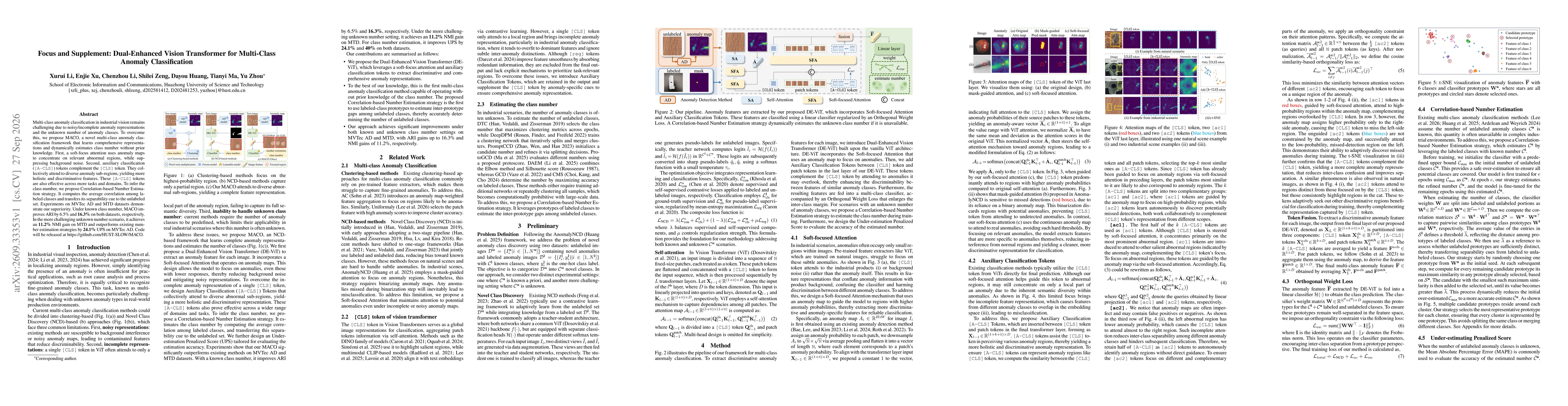 Thumbnail for Focus and Supplement: Dual-Enhanced Vision Transformer for Multi-Class Anomaly Classification