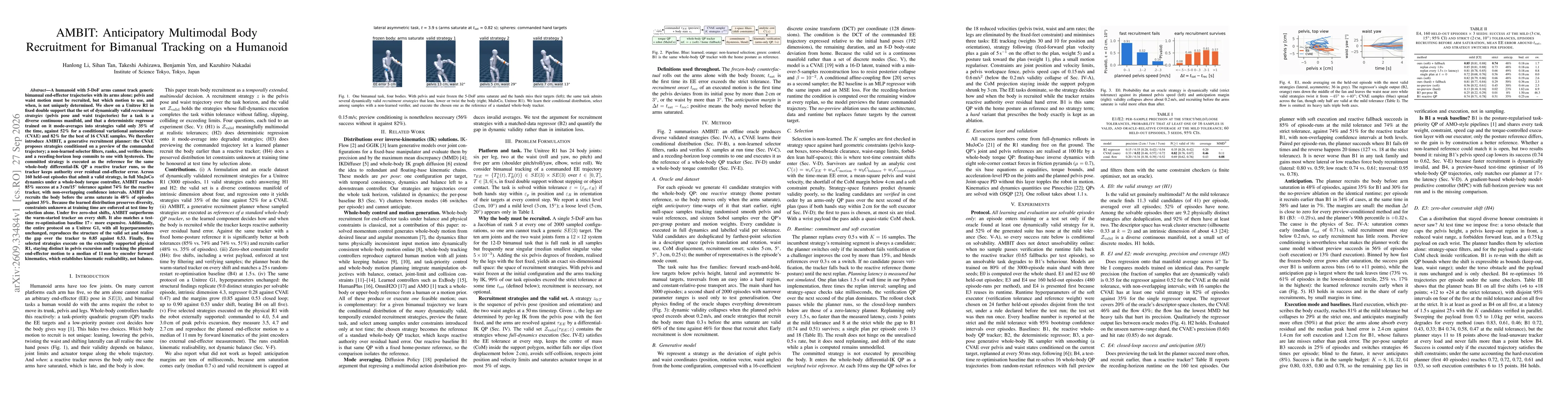 Thumbnail for AMBIT: Anticipatory Multimodal Body Recruitment for Bimanual Tracking on a Humanoid