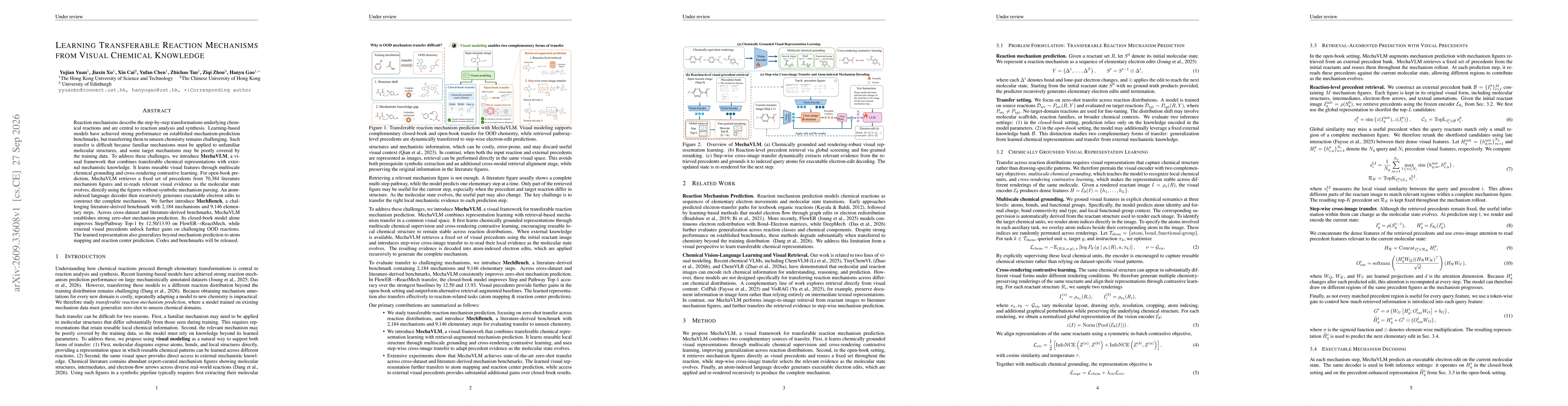 Thumbnail for Learning Transferable Reaction Mechanisms from Visual Chemical Knowledge