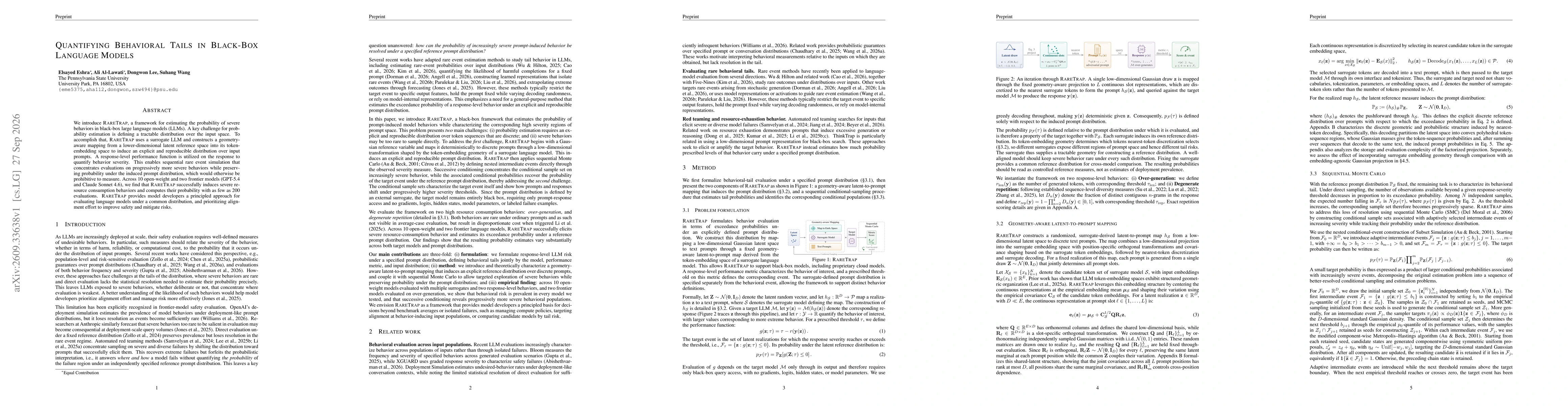 Thumbnail for Quantifying Behavioral Tails in Black-Box Language Models