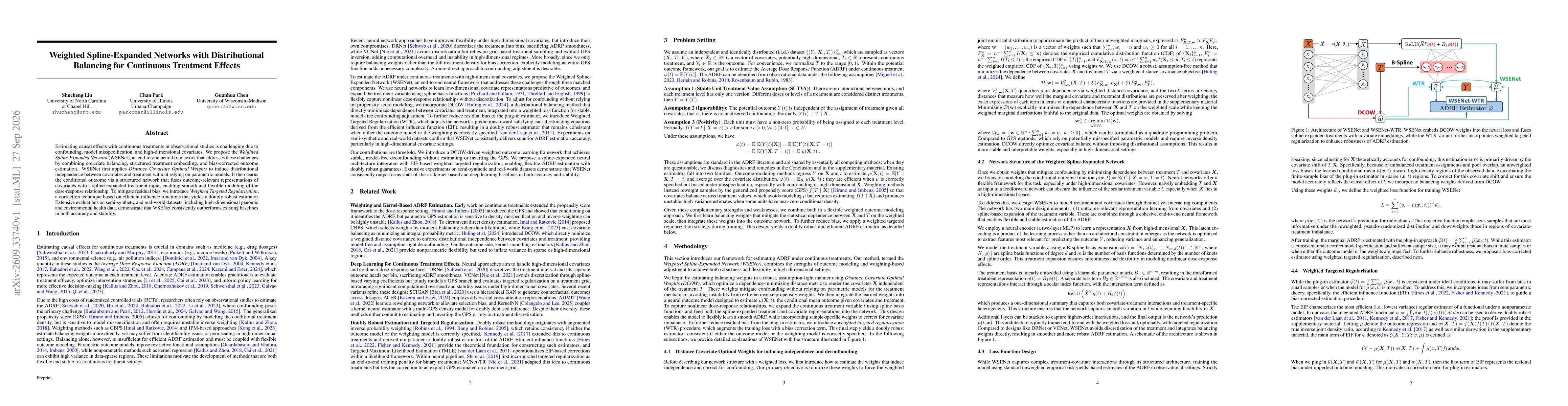 Thumbnail for Weighted Spline-Expanded Networks with Distributional Balancing for Continuous Treatment Effects