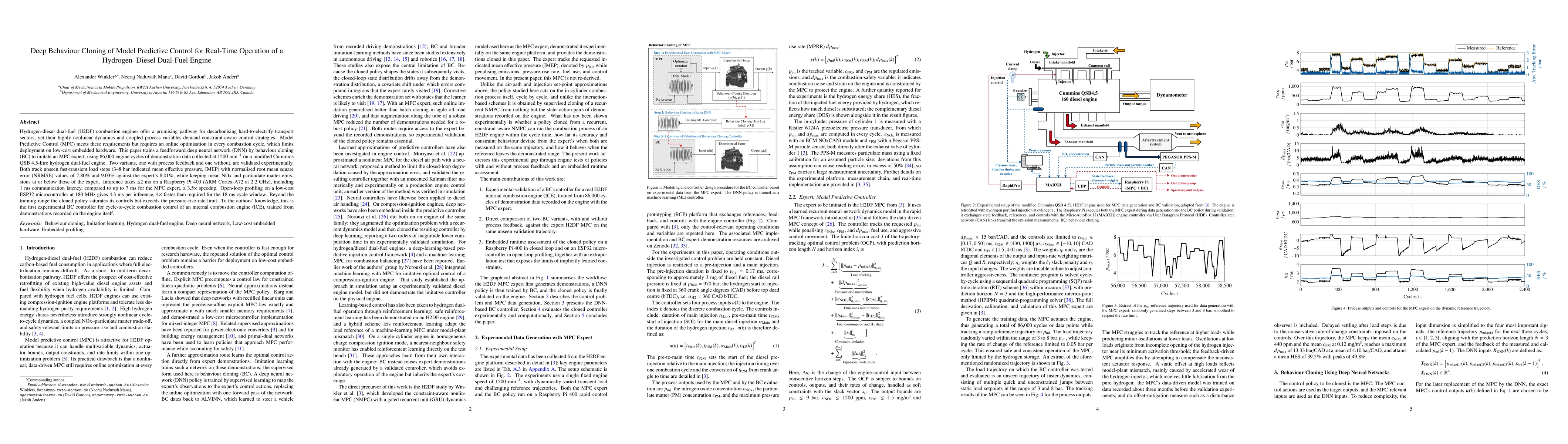 Thumbnail for Deep Behaviour Cloning of Model Predictive Control for Real-Time Operation of a Hydrogen-Diesel Dual-Fuel Engine