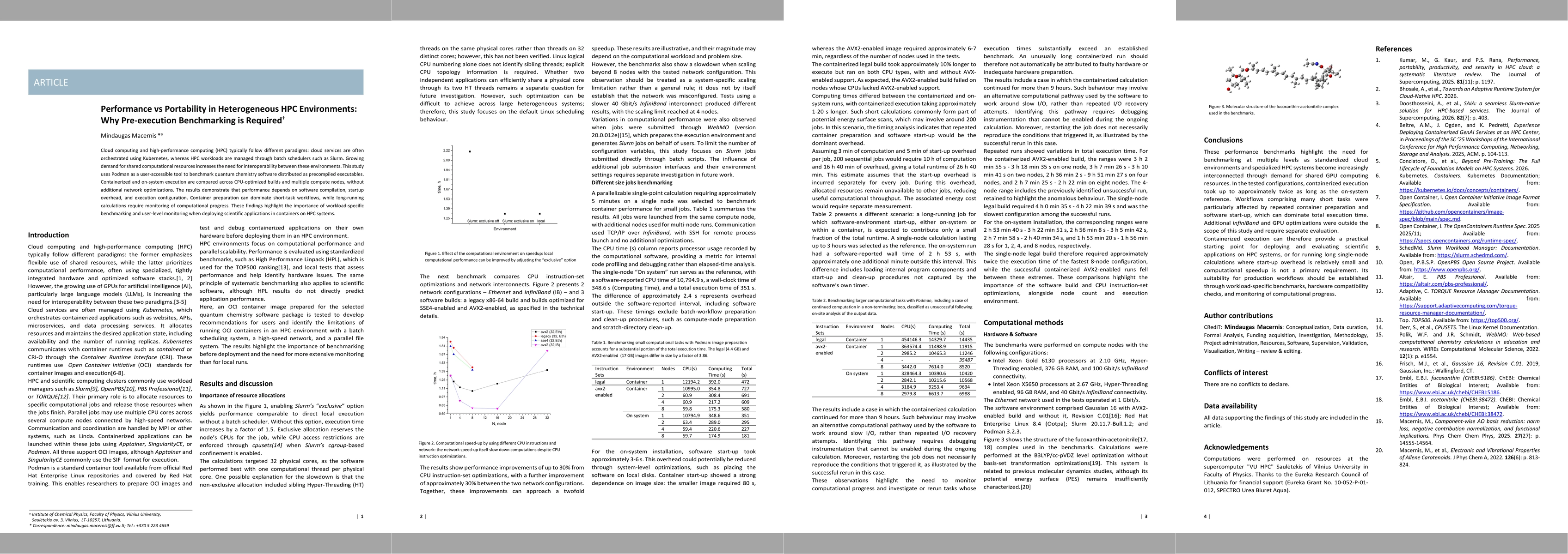 Thumbnail for Performance vs Portability in Heterogeneous HPC Environments: Why Pre-execution Benchmarking is Required