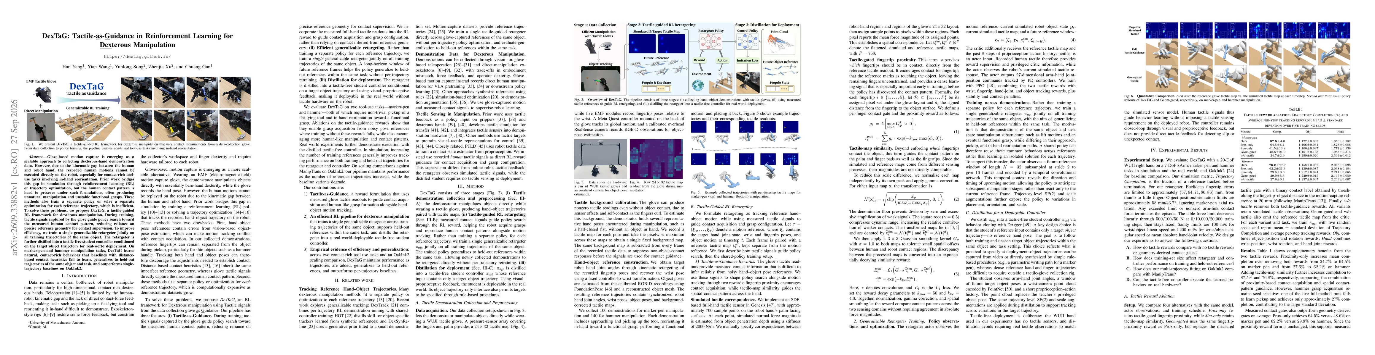 Thumbnail for DexTaG: Tactile-as-Guidance in Reinforcement Learning for Dexterous Manipulation