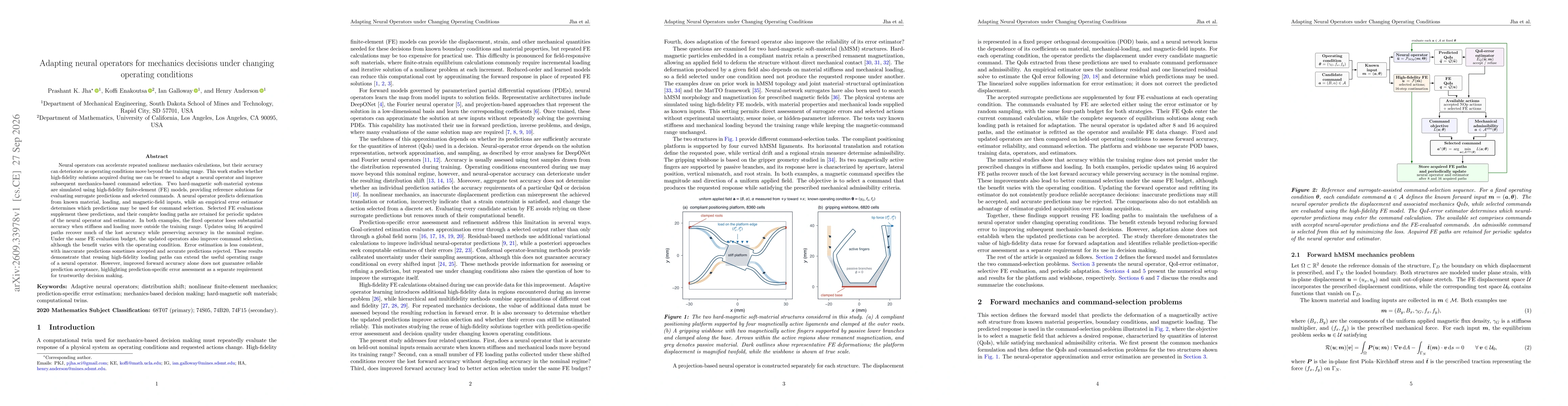 Thumbnail for Adapting neural operators for mechanics decisions under changing operating conditions
