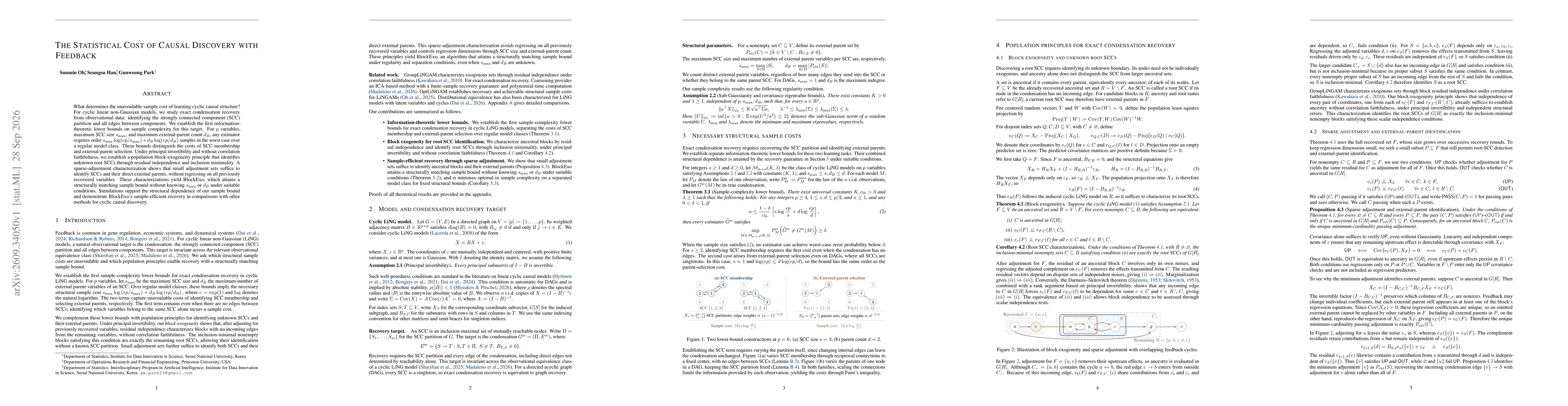 Thumbnail for The Statistical Cost of Causal Discovery with Feedback