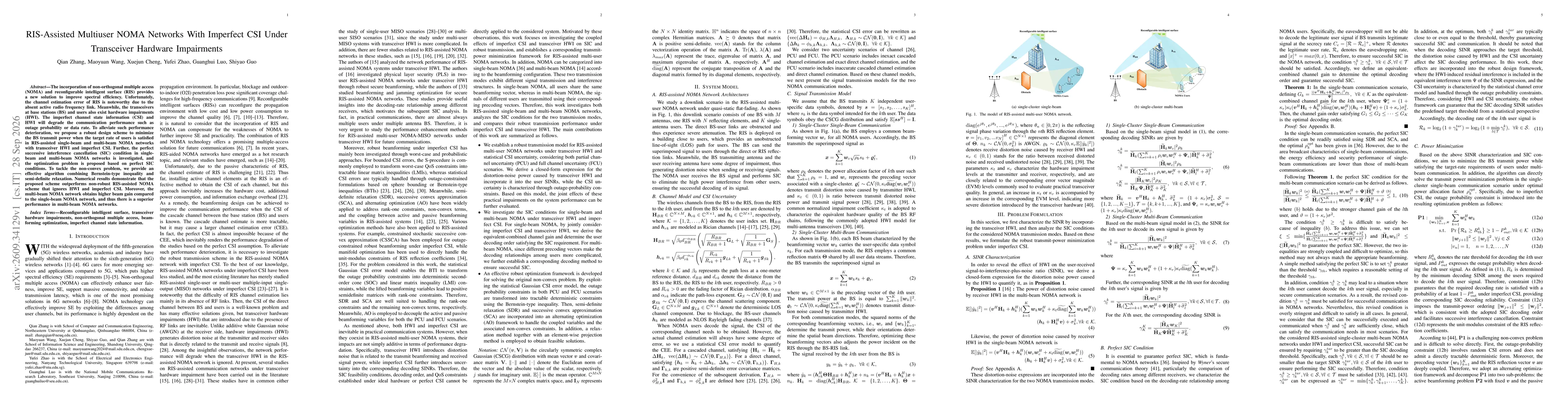 Thumbnail for RIS-Assisted Multiuser NOMA Networks With Imperfect CSI Under Transceiver Hardware Impairments