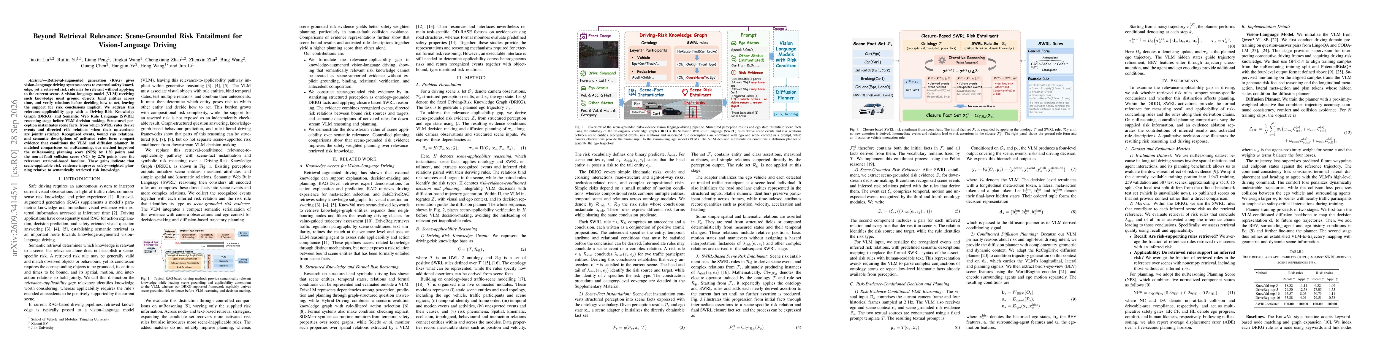 Thumbnail for Beyond Retrieval Relevance: Scene-Grounded Risk Entailment for Vision-Language Driving