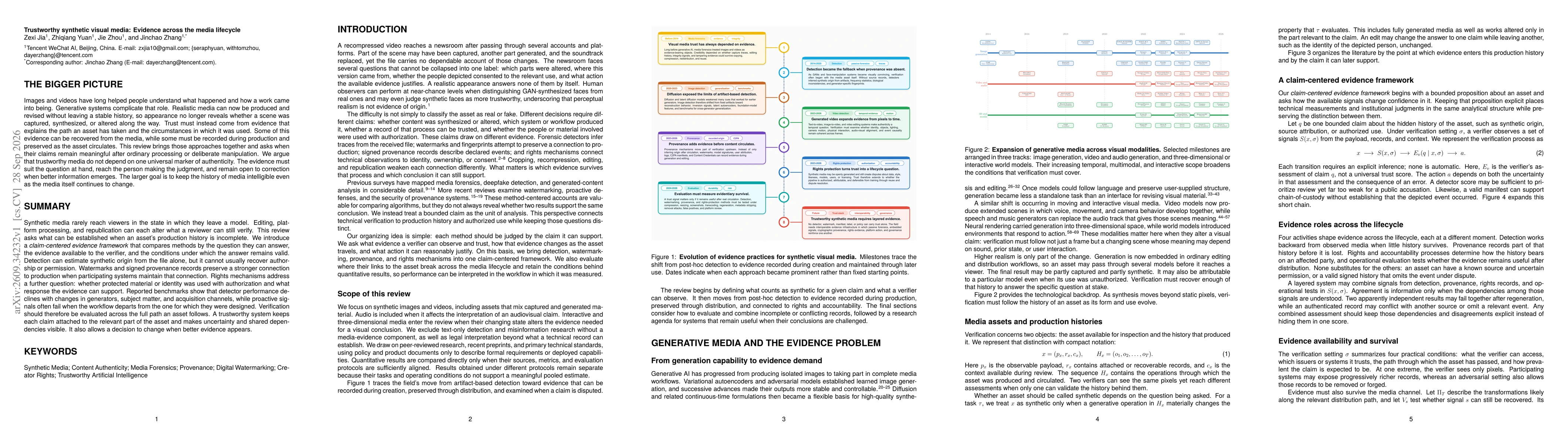 Thumbnail for Trustworthy synthetic visual media: Evidence across the media lifecycle