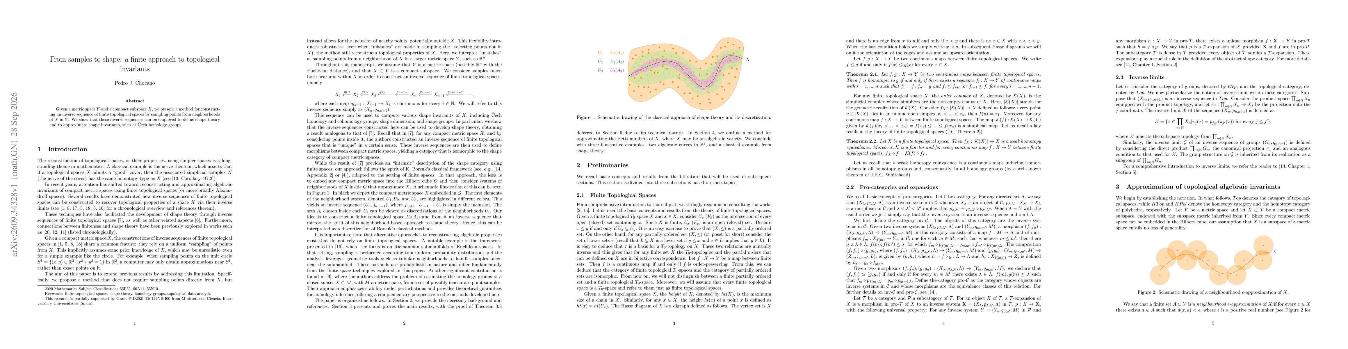 Thumbnail for From samples to shape: a finite approach to topological invariants