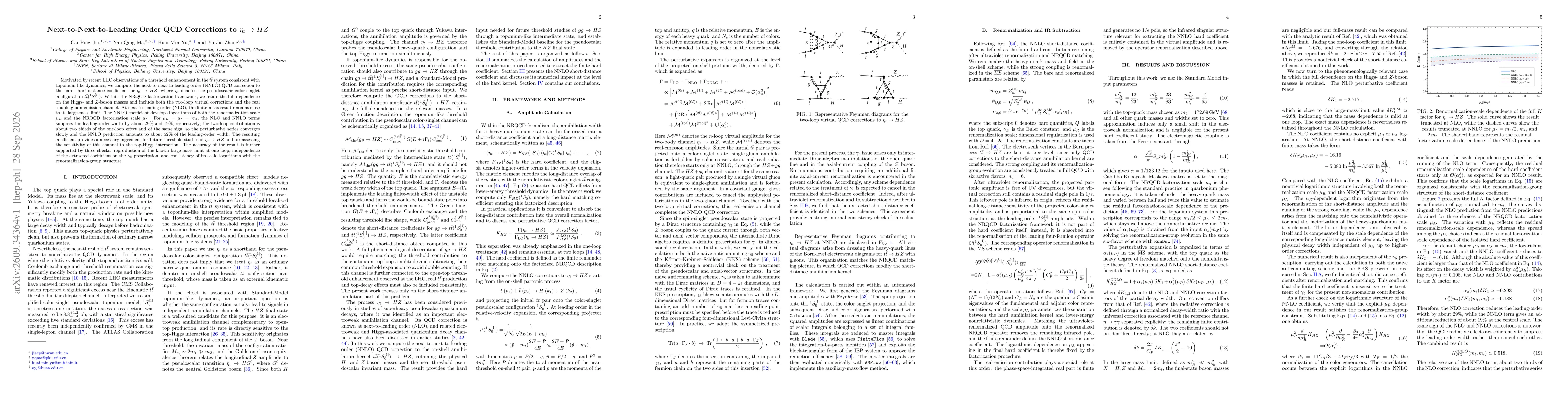 Thumbnail for Next-to-Next-to-Leading Order QCD Corrections to $η_t \to HZ$