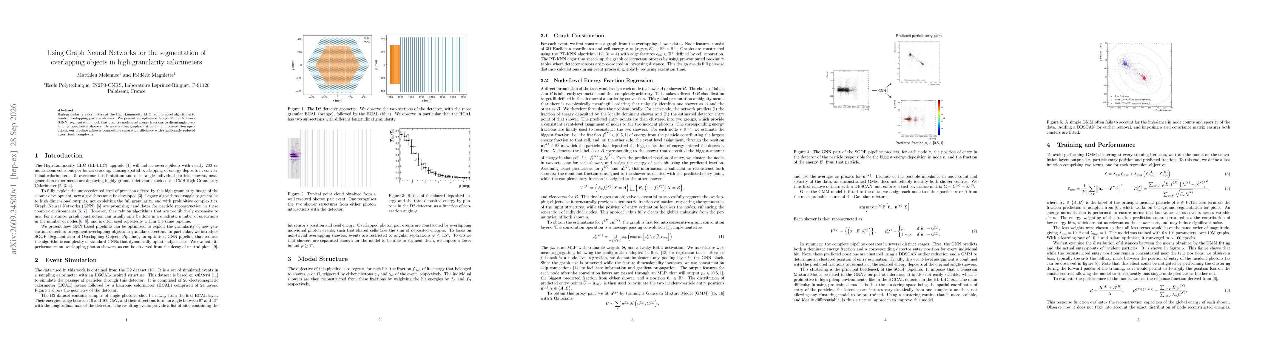 Thumbnail for Using Graph Neural Networks for the segmentation of overlapping objects in high granularity calorimeters