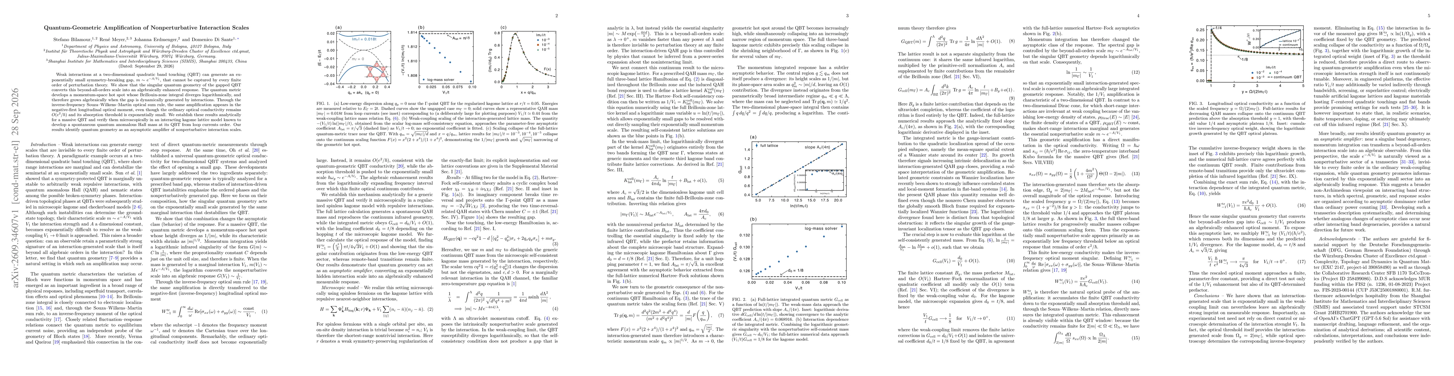 Thumbnail for Quantum-Geometric Amplification of Nonperturbative Interaction Scales