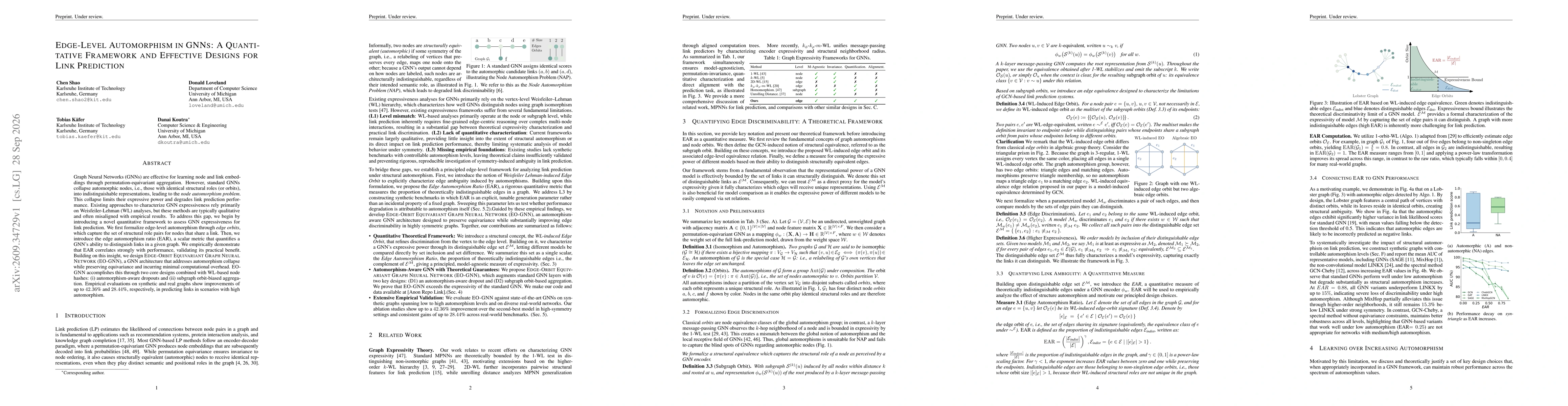 Thumbnail for Edge-Level Automorphism in GNNs: A Quantitative Framework and Effective Designs For Link Prediction