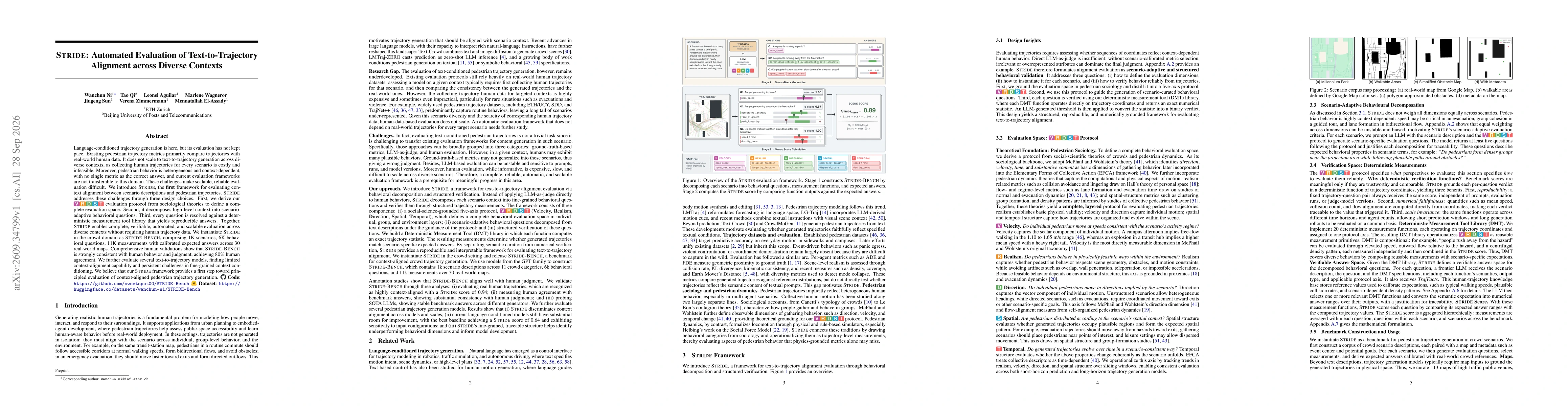 Thumbnail for STRIDE: Automated Evaluation of Text-to-Trajectory Alignment across Diverse Contexts