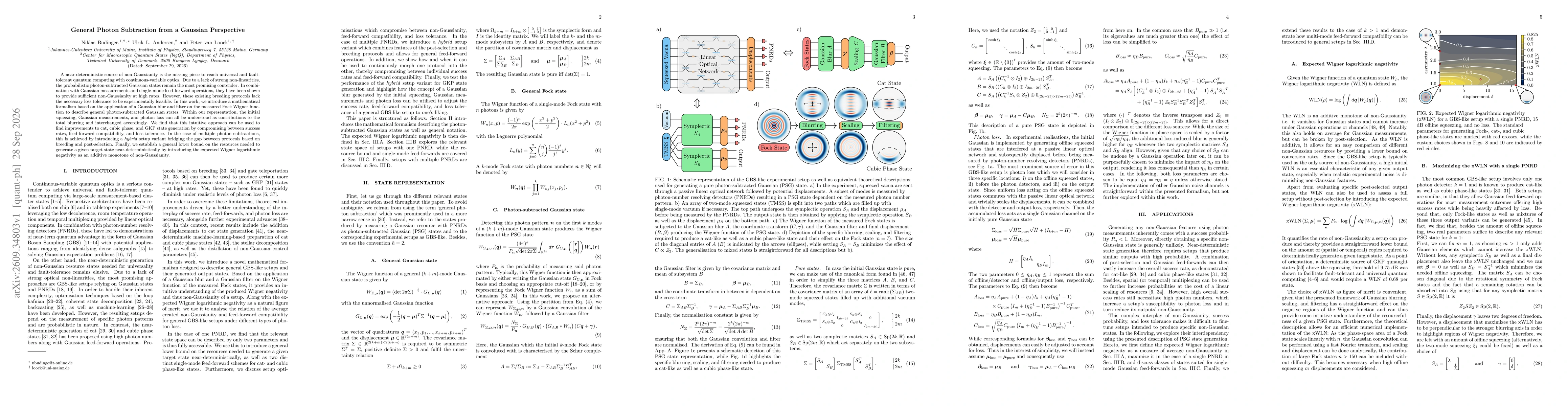 Thumbnail for General Photon Subtraction from a Gaussian Perspective