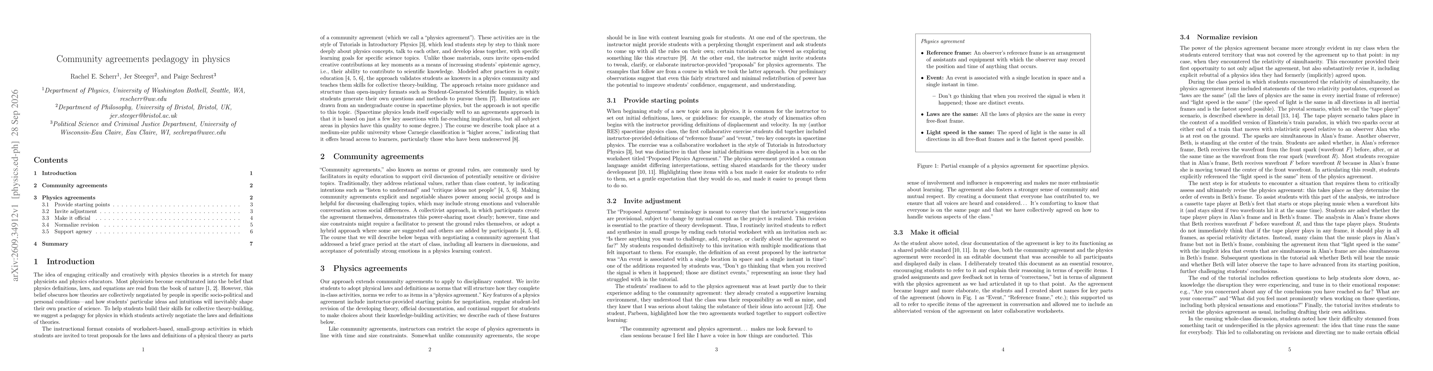 Thumbnail for Community agreements pedagogy in physics