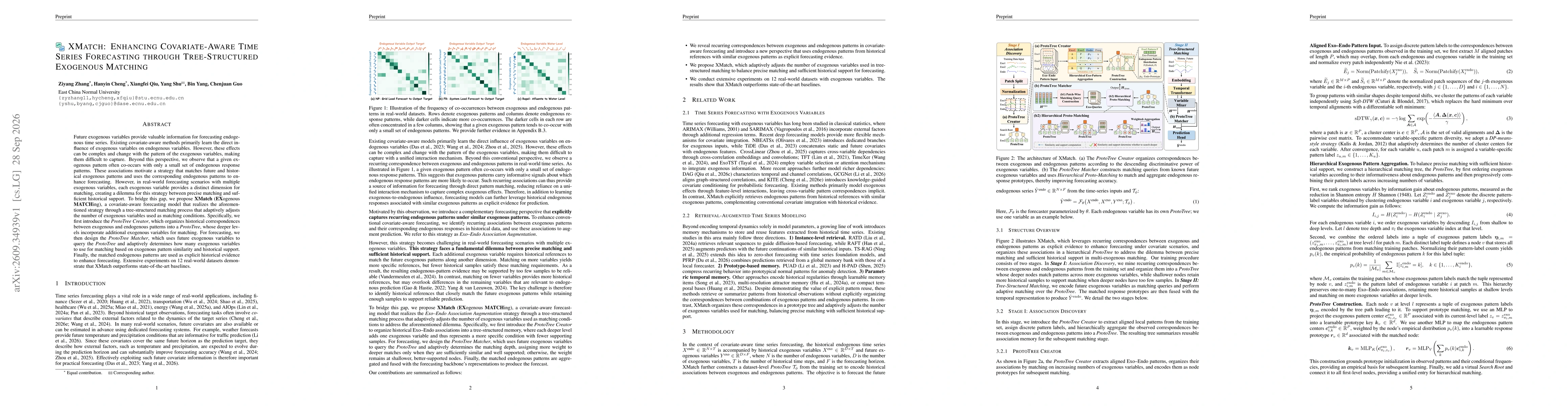 Thumbnail for XMatch: Enhancing Covariate-Aware Time Series Forecasting through Tree-Structured Exogenous Matching