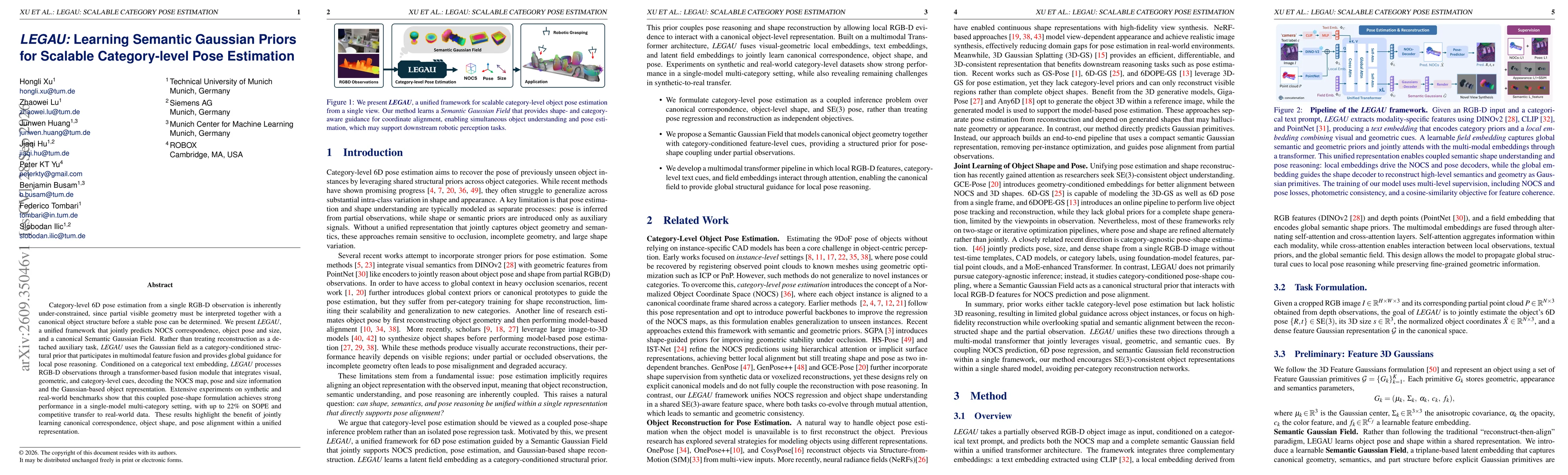 Thumbnail for LEGAU: Learning Semantic Gaussian Priors for Scalable Category-level Pose Estimation