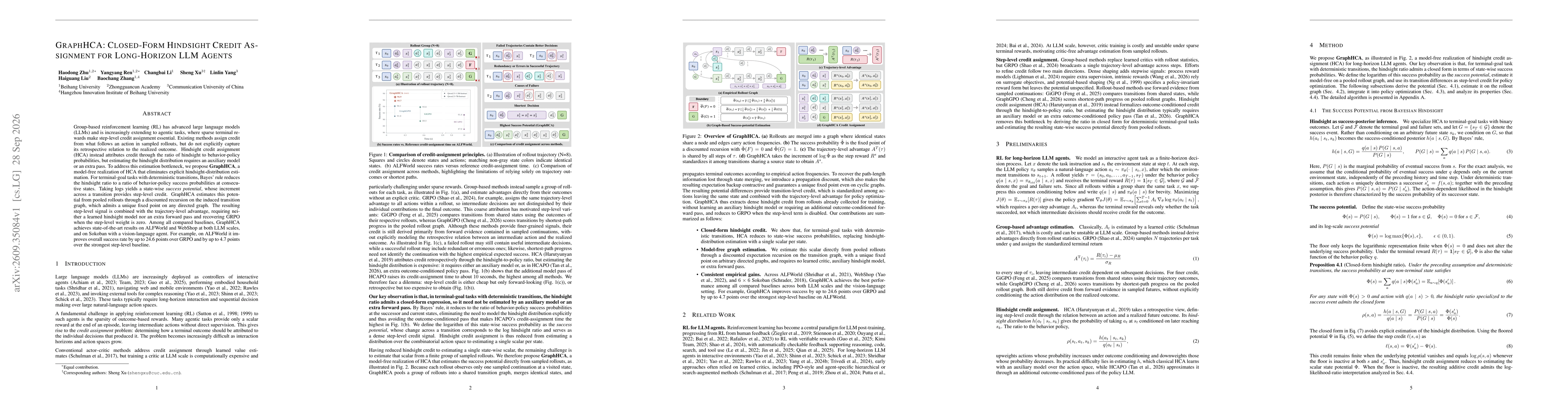 Thumbnail for GraphHCA: Closed-Form Hindsight Credit Assignment for Long-Horizon LLM Agents