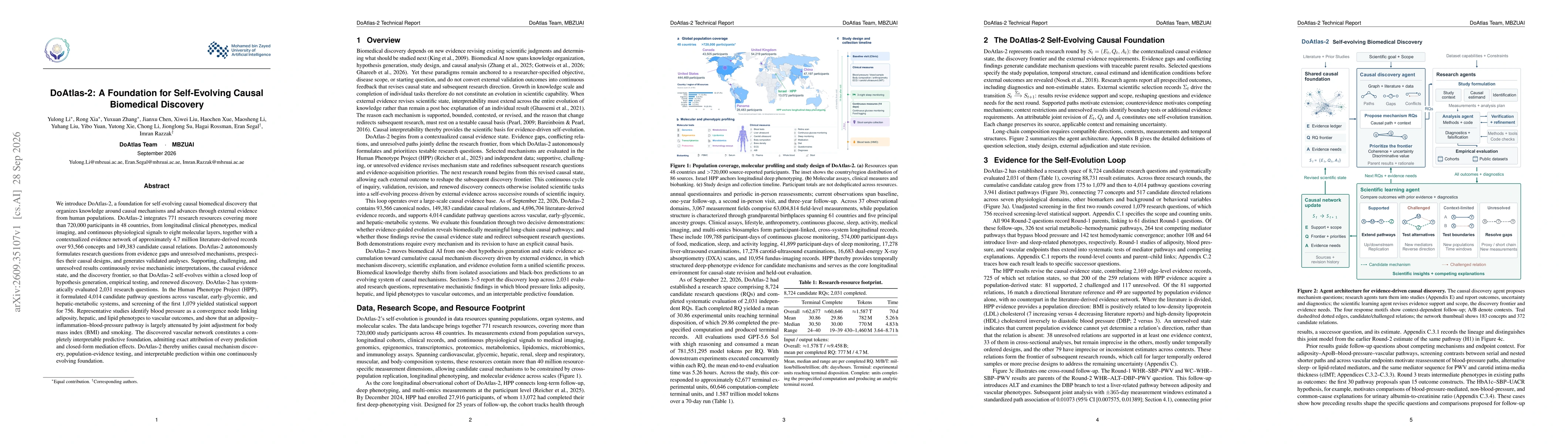 Thumbnail for DoAtlas-2: A Foundation for Self-Evolving Causal Biomedical Discovery