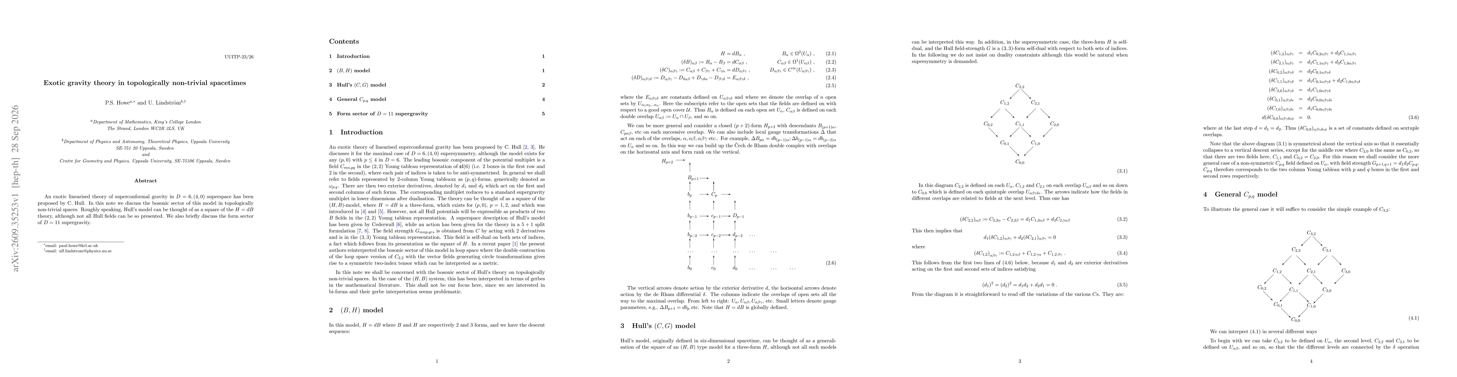 Thumbnail for Exotic gravity theory in topologically non-trivial spacetimes