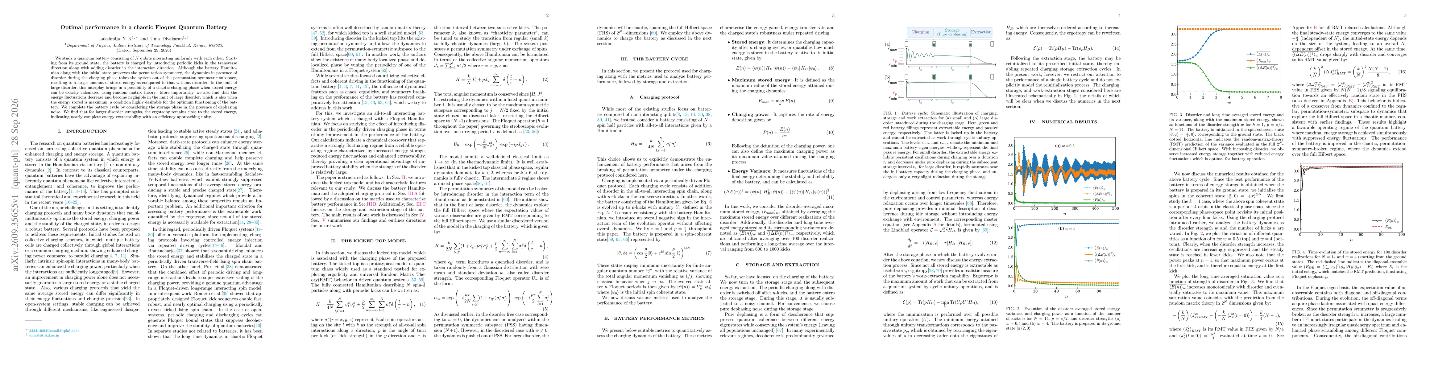 Thumbnail for Optimal performance in a chaotic Floquet quantum battery